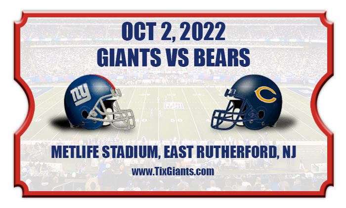 2022 Giants Vs Bears