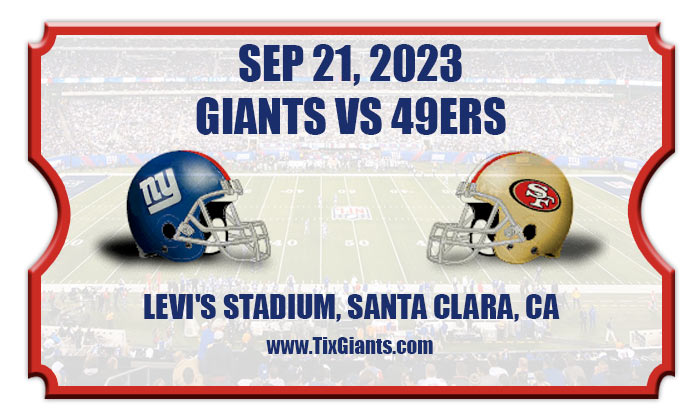 2023 Giants Vs 49ers