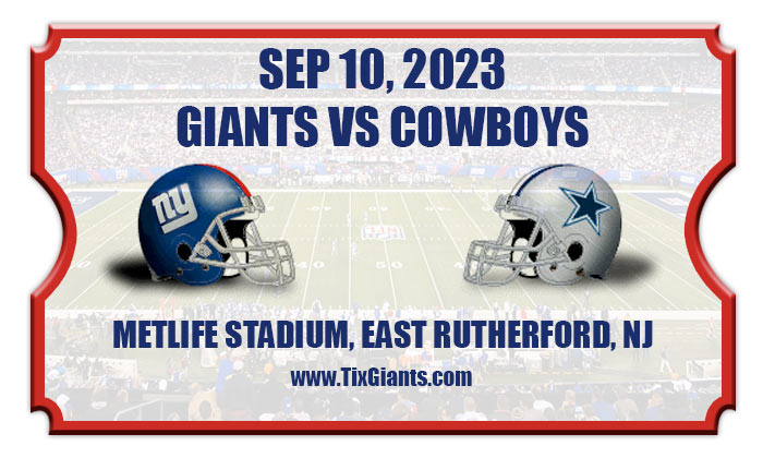2023 Giants Vs Cowboys