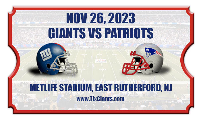 2023 Giants Vs Patriots