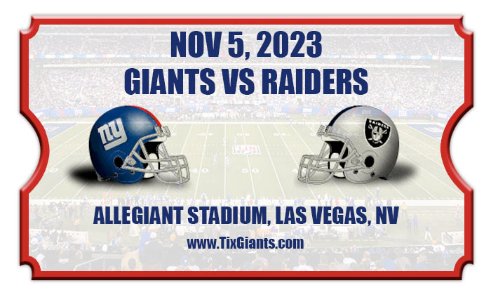2023 Giants Vs Raiders