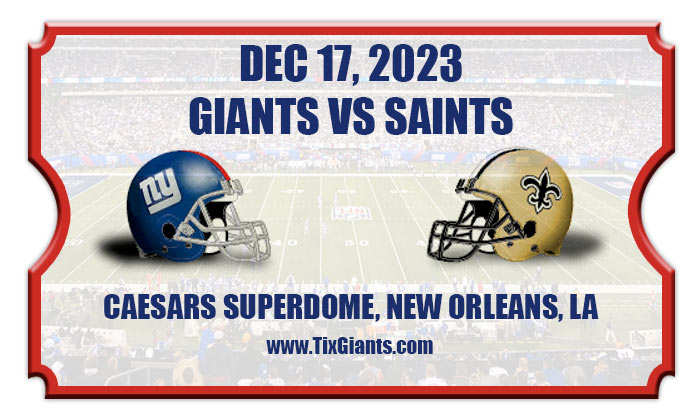 2023 Giants Vs Saints
