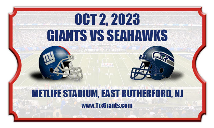 2023 Giants Vs Seahawks