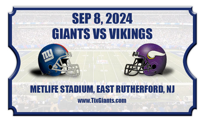 2024 Giants Vs Vikings
