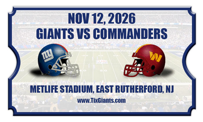 2026 Giants Vs Commanders2