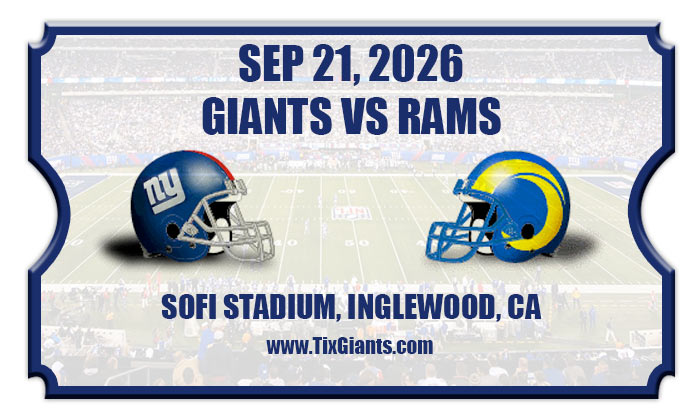 2026 Giants Vs Rams