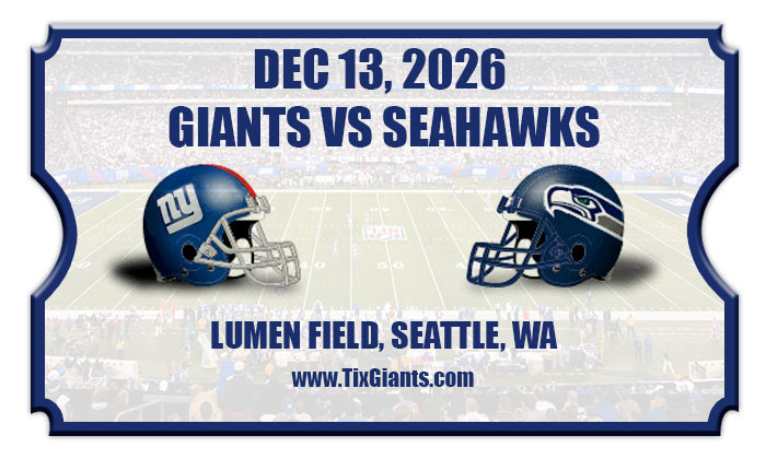 2026 Giants Vs Seahawks