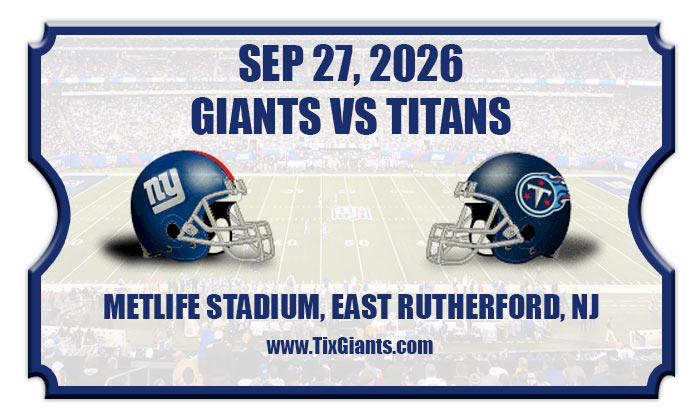 2026 Giants Vs Titans